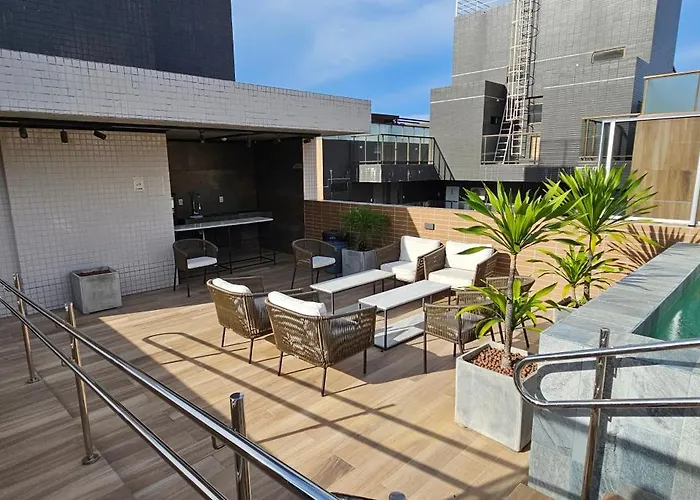 Flat Premium Aconchegante E Super Confortavel Em Cabo Branco
