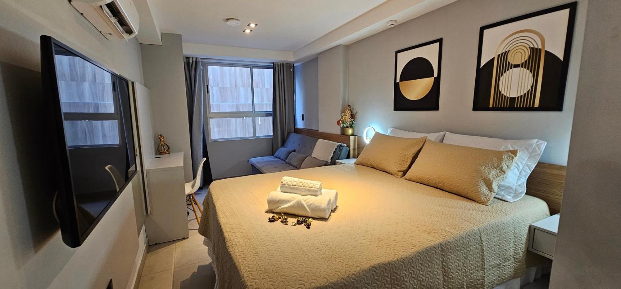 Flat Premium Aconchegante E Super Confortavel Em Cabo Branco * Joao Pessoa
